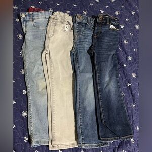 ✨4 PAIRS✨ 5T boys pants bundle- straight and skinny leg